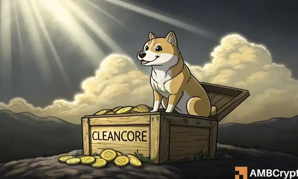 CleanCore 的狗狗币财务计划：30 天内筹集 10 亿狗狗币