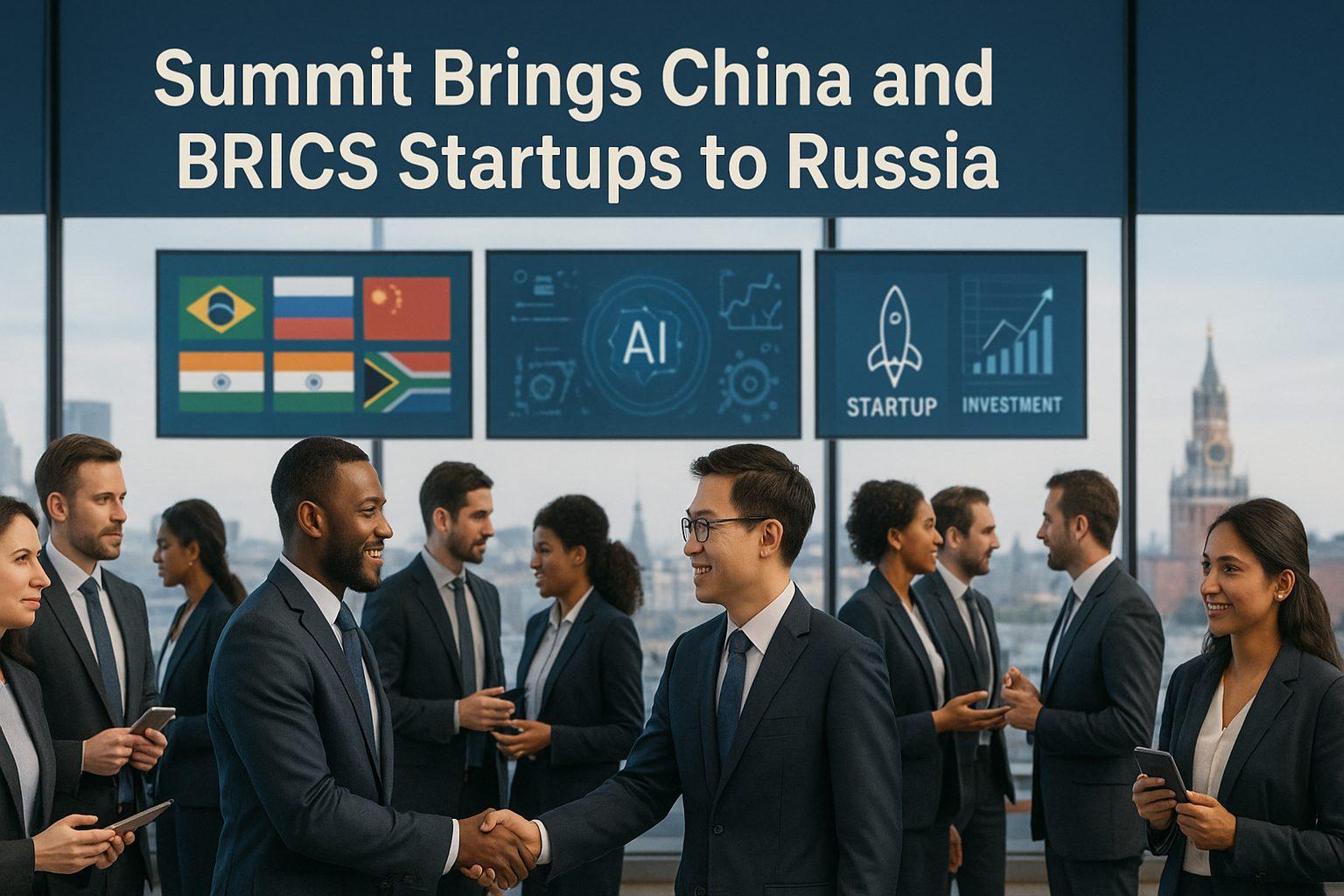 峰会将中国和金砖国家初创企业带到俄罗斯，促进全球增长