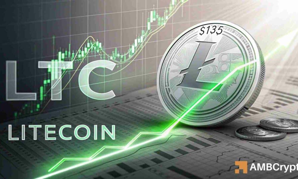 莱特币——突破 112 美元后，LTC 目标价位为 135 美元