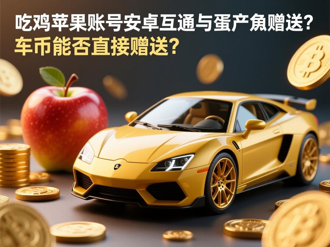 吃鸡苹果账号与安卓互通,车币能否直接赠送?