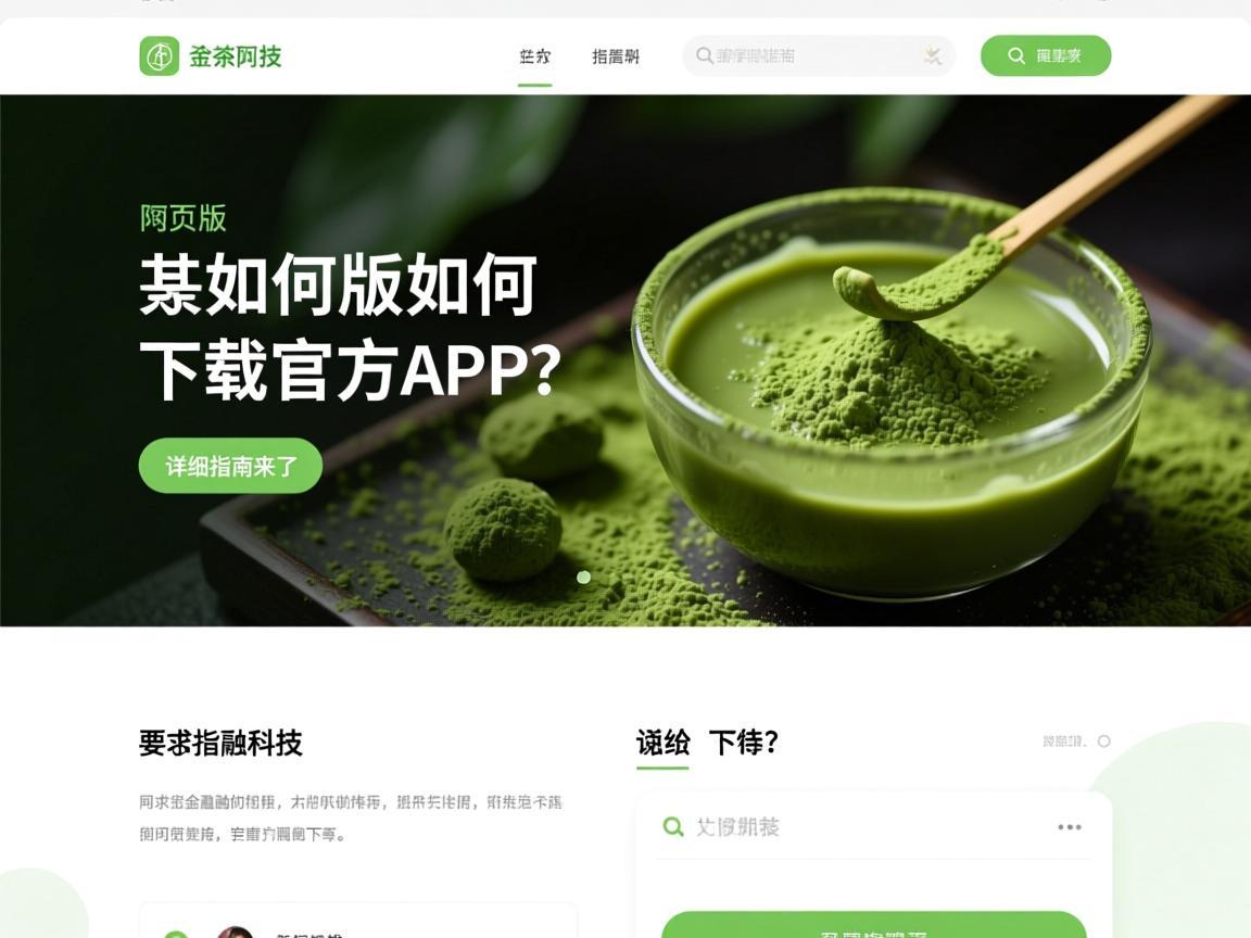 抹茶网页版如何下载官方APP？详细指南来了