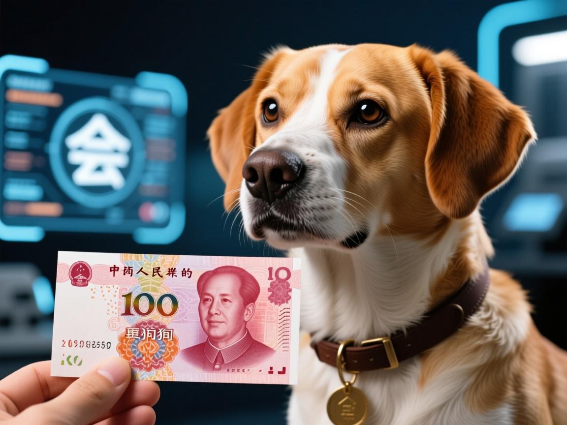 会认人民币的狗狗