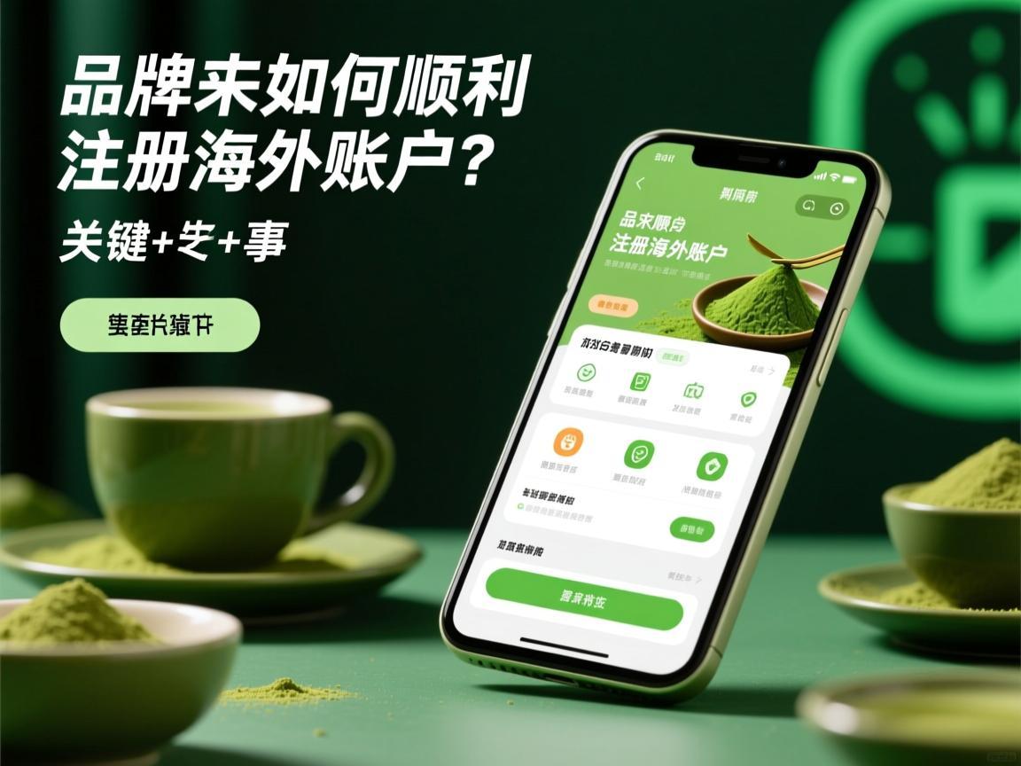 抹茶品牌如何顺利注册海外账户？关键步骤与注意事项