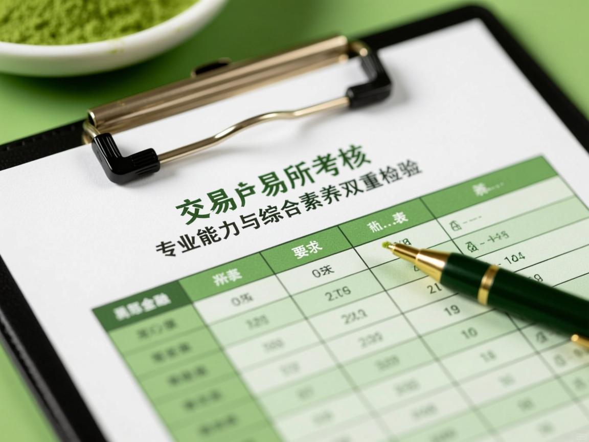 抹茶交易所考核表，专业能力与综合素养的双重检验