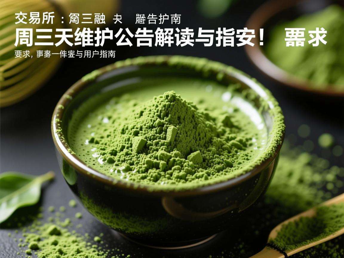 抹茶交易所周三维护公告解读与用户指南