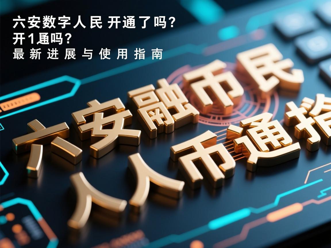 六安数字人民币开通了吗 最新进展与使用指南