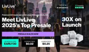 下一个值得购买的 100 倍加密货币：LivLive ($LIVE) 上涨，Solana ($SOL) 交易员寻求新的收益
