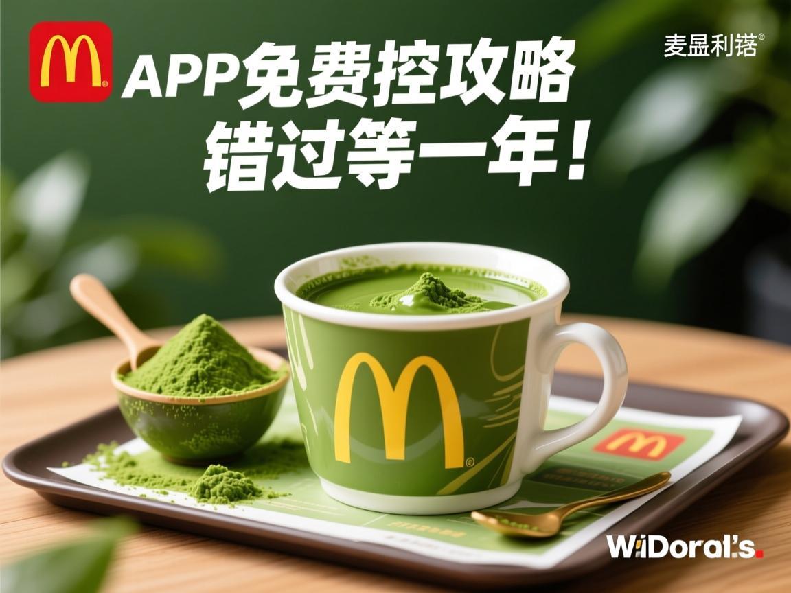 抹茶控福利！麦当劳APP免费吃攻略，错过等一年！