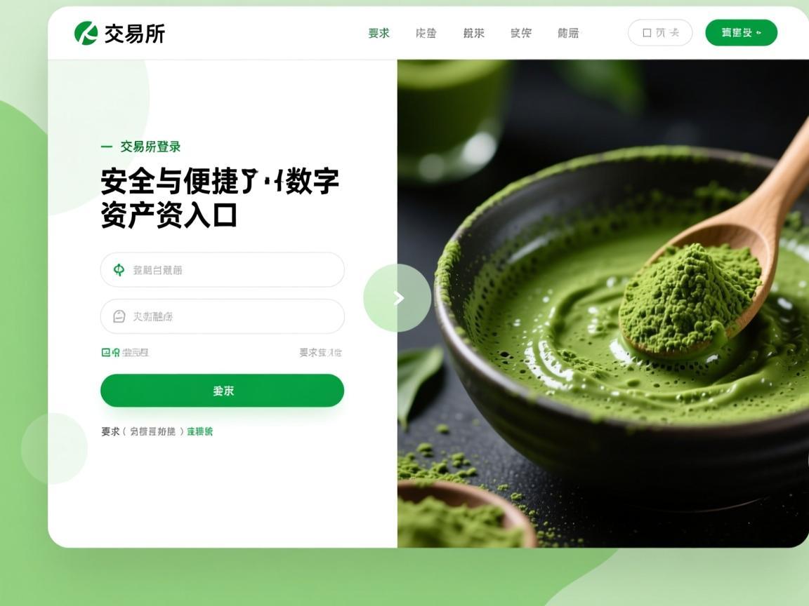 抹茶交易所登录页面，安全与便捷的数字资产入口