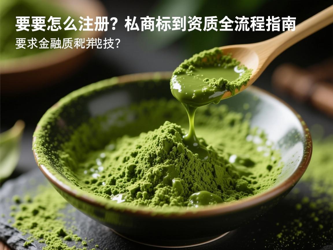 抹茶要怎么注册 从商标到资质的全流程指南
