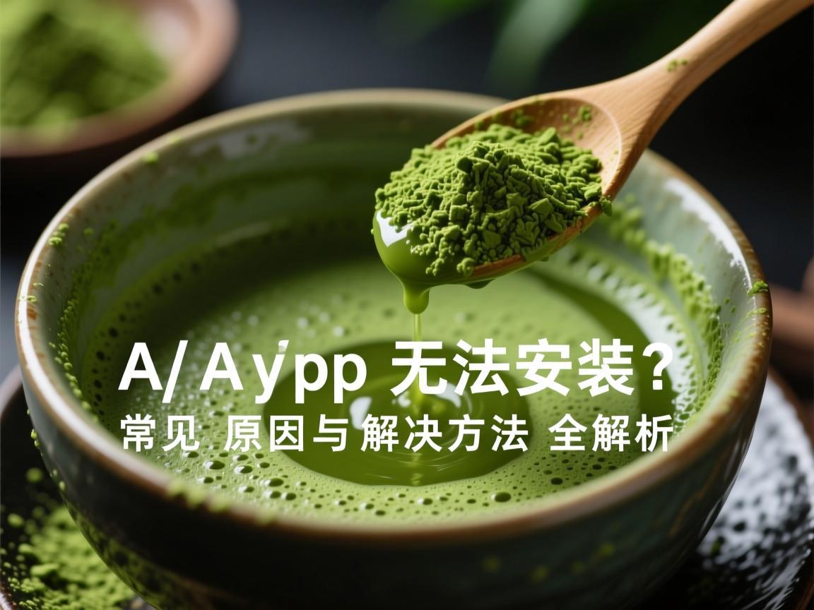 抹茶App无法安装 常见原因与解决方法全解析
