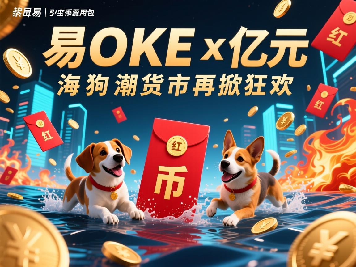 易OKEx亿元狗狗币红包海报引爆热潮，加密货币市场再掀狂欢