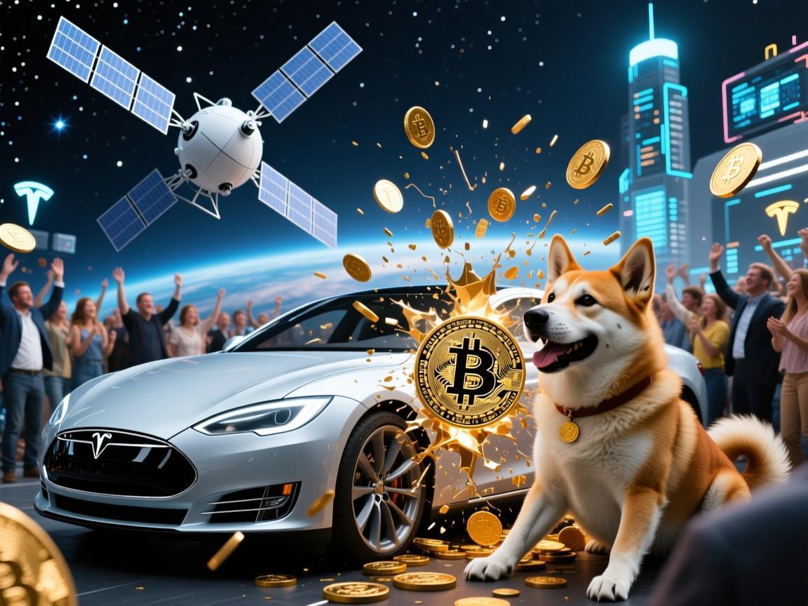 当特斯拉、星链与狗狗币碰撞，科技狂想与大众狂欢的交织