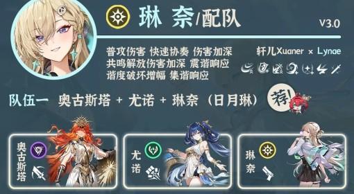 鸣潮 琳奈强力配队推荐