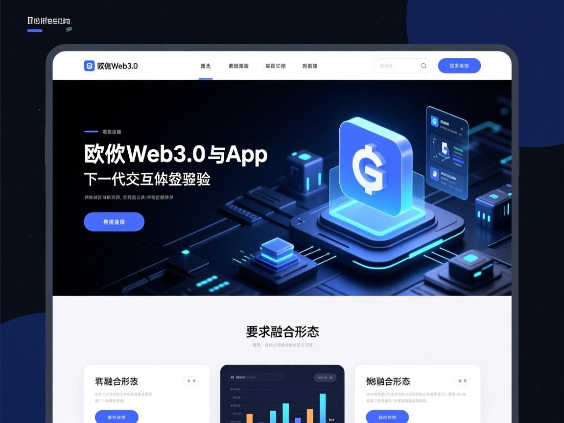 欧意Web3.0,网站与App的融合形态,定义下一代交互体验