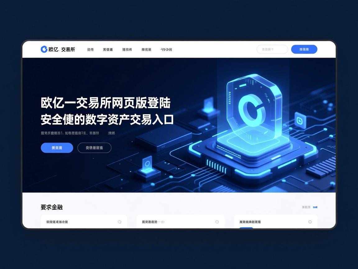 欧亿一交易所网页版登陆，安全便捷的数字资产交易入口
