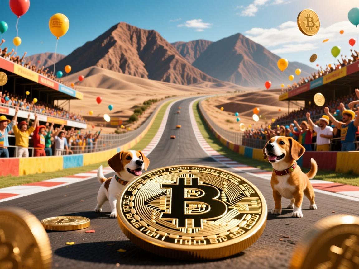 当纳斯卡赛道遇上狗狗币，一场草根狂欢的意外狂欢