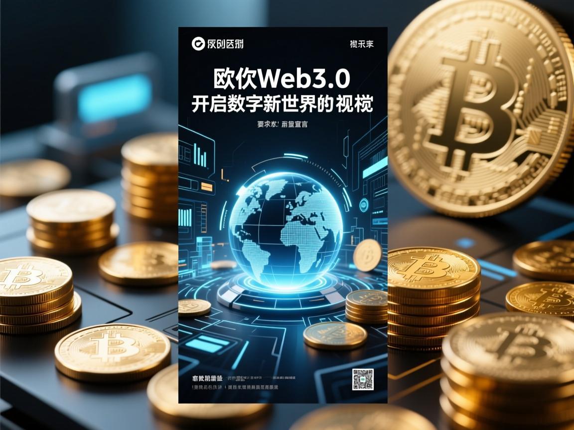 欧意Web3.0海报，开启数字新世界的视觉宣言