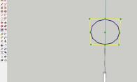 sketchup怎么创建一个羽毛球拍的模型