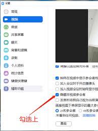 Zoom怎么隐藏非视频参会者