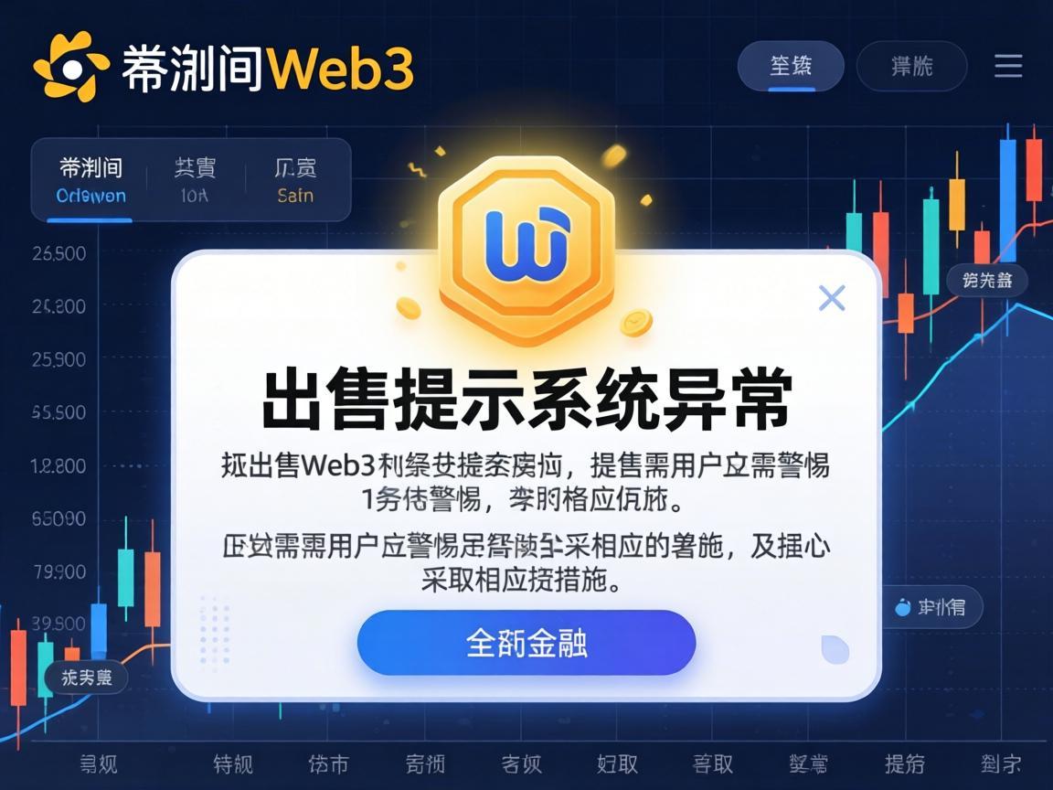 币安Web3出售提示系统异常，用户需警惕并采取相应措施