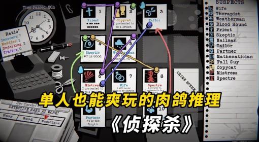 侦探杀罪恶之城 全新肉鸽推理游戏