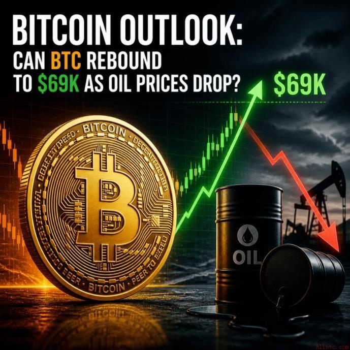 比特币展望：油价下跌，BTC能否反弹至6.9万美元