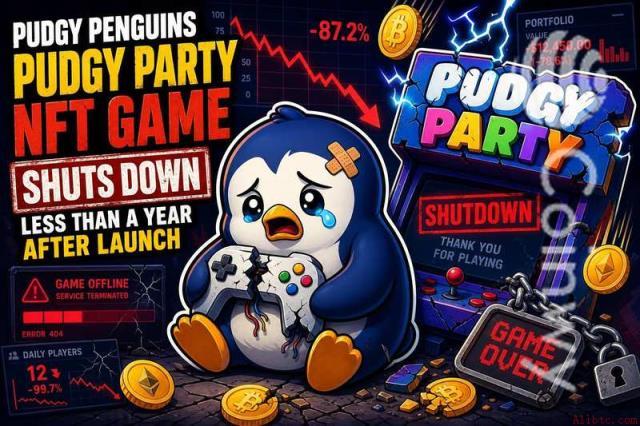 胖企鹅NFT游戏 Pudgy Party 上线不足一年关停，币安用户可关注后续生态动态