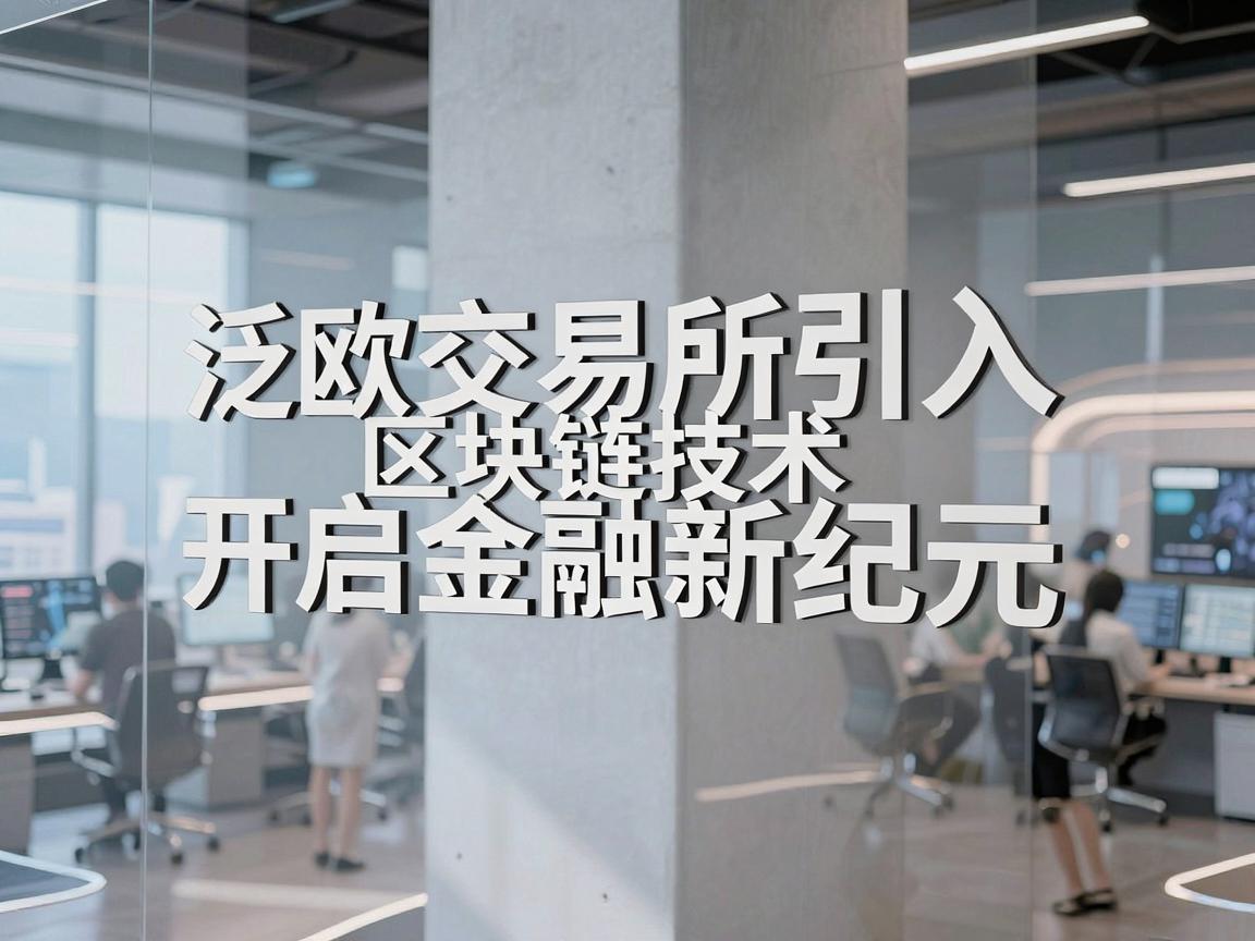泛欧交易所引入区块链技术，开启金融新纪元