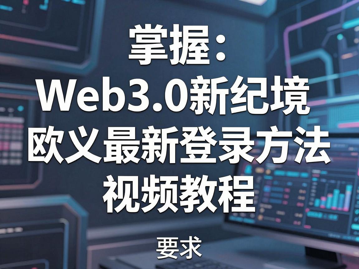 掌握Web3.0新纪元,欧义最新登录方法视频教程