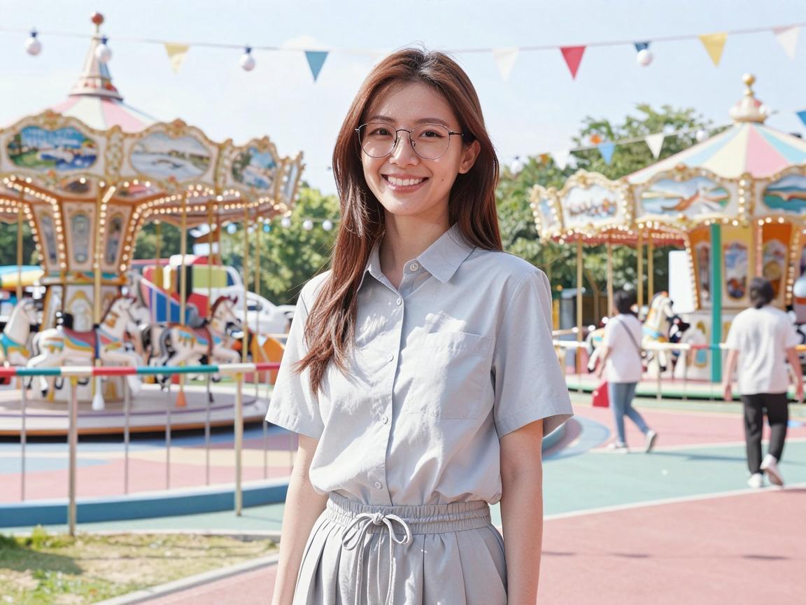 大学城欧城易家游乐场的欢乐时光