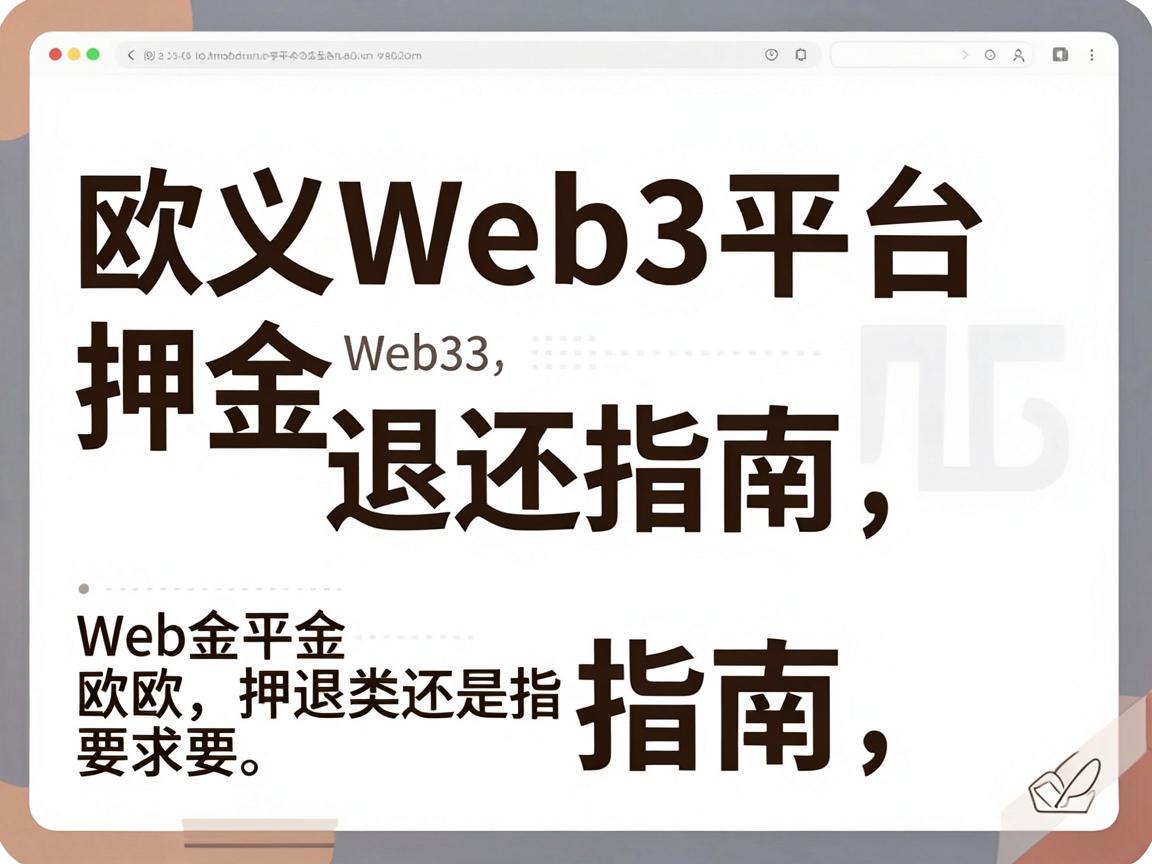欧义Web3平台押金退还指南