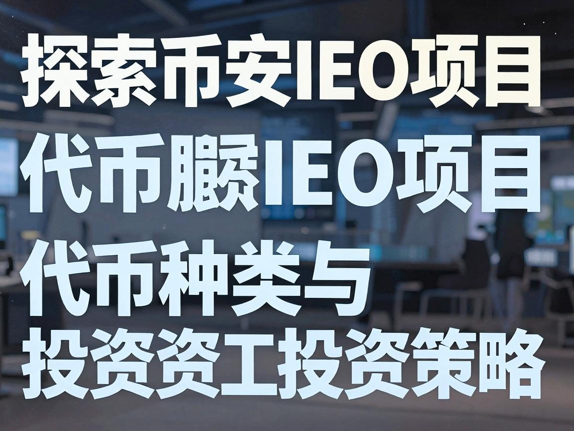 探索币安IEO项目,代币种类与投资策略