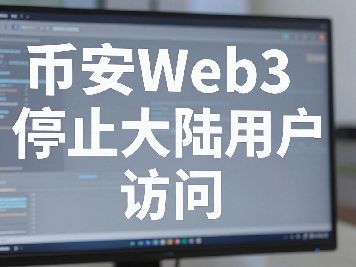 币安Web3停止大陆用户访问