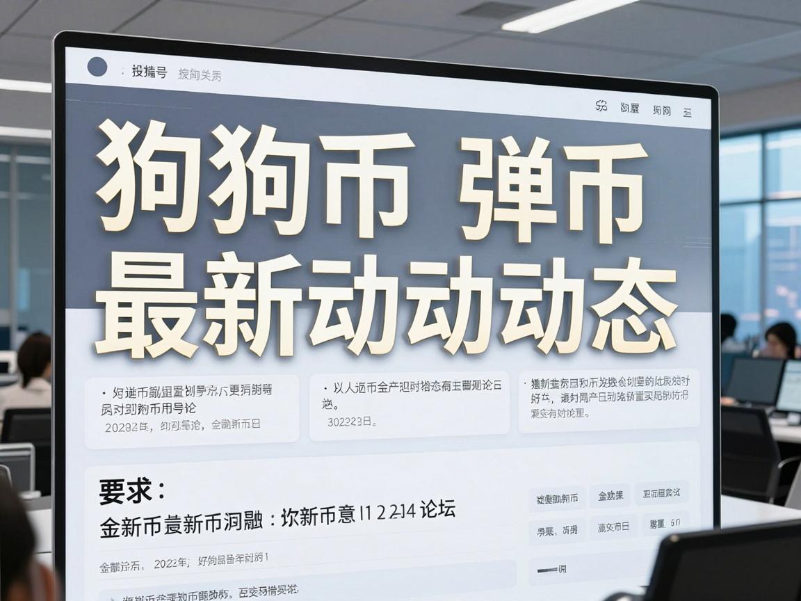 狗狗币最新动态论坛
