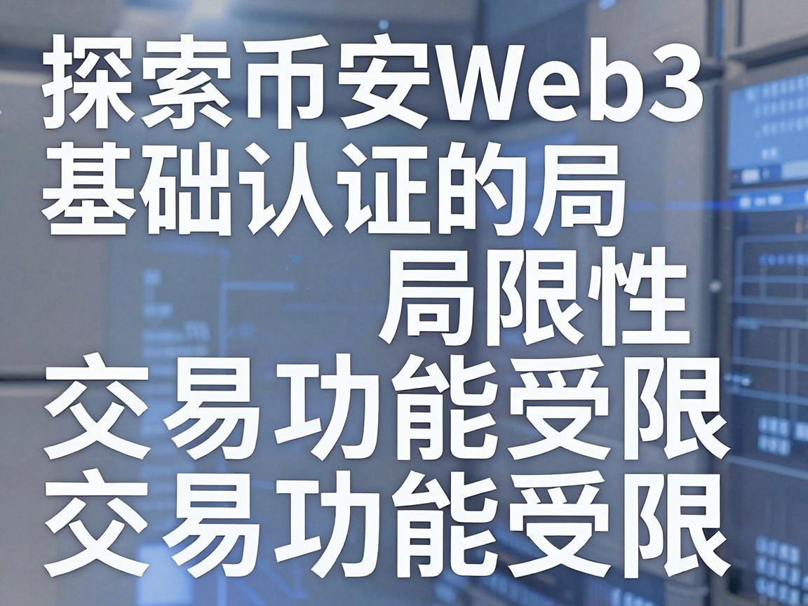 探索币安Web3基础认证的局限性，交易功能受限