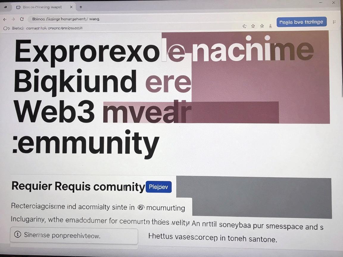 探索币安Web3的官网与知乎社区
