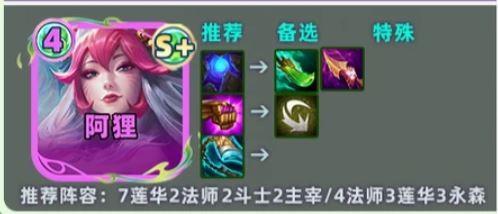 云顶之弈s18阿狸装备推荐